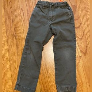 Jcrew boys size 5 chinos dark green olive